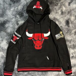 Chicago Bulls Pro Standard Retro Po Classic Mens Hoodie Large